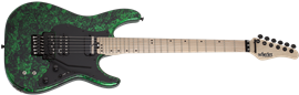 Schecter DIAMOND SERIES Sun Valley Super Shredder FR/S Green Reign 6-String Electric Guitar  